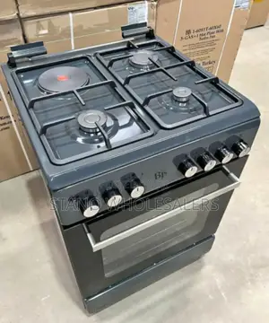 Quality BJS 60 by 60 3gas +1electric Standing Cooker
