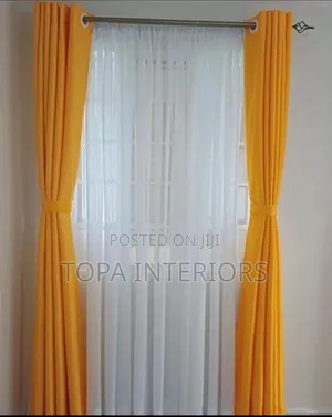 Plain Mustard Yellow Curtains for House Decoration and Privacy