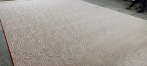 Beige Elegant Design Office Floor Carpets Wall to Wall Carpets