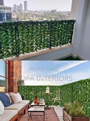 Luxurious View Artificial Ivy Balcony Privacy Fence Plants