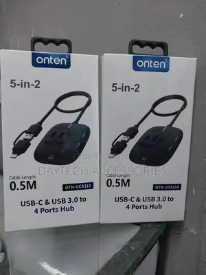 Onten Otn-Uca310 Usb-C Usb 3.0 to 4 Ports Hub.