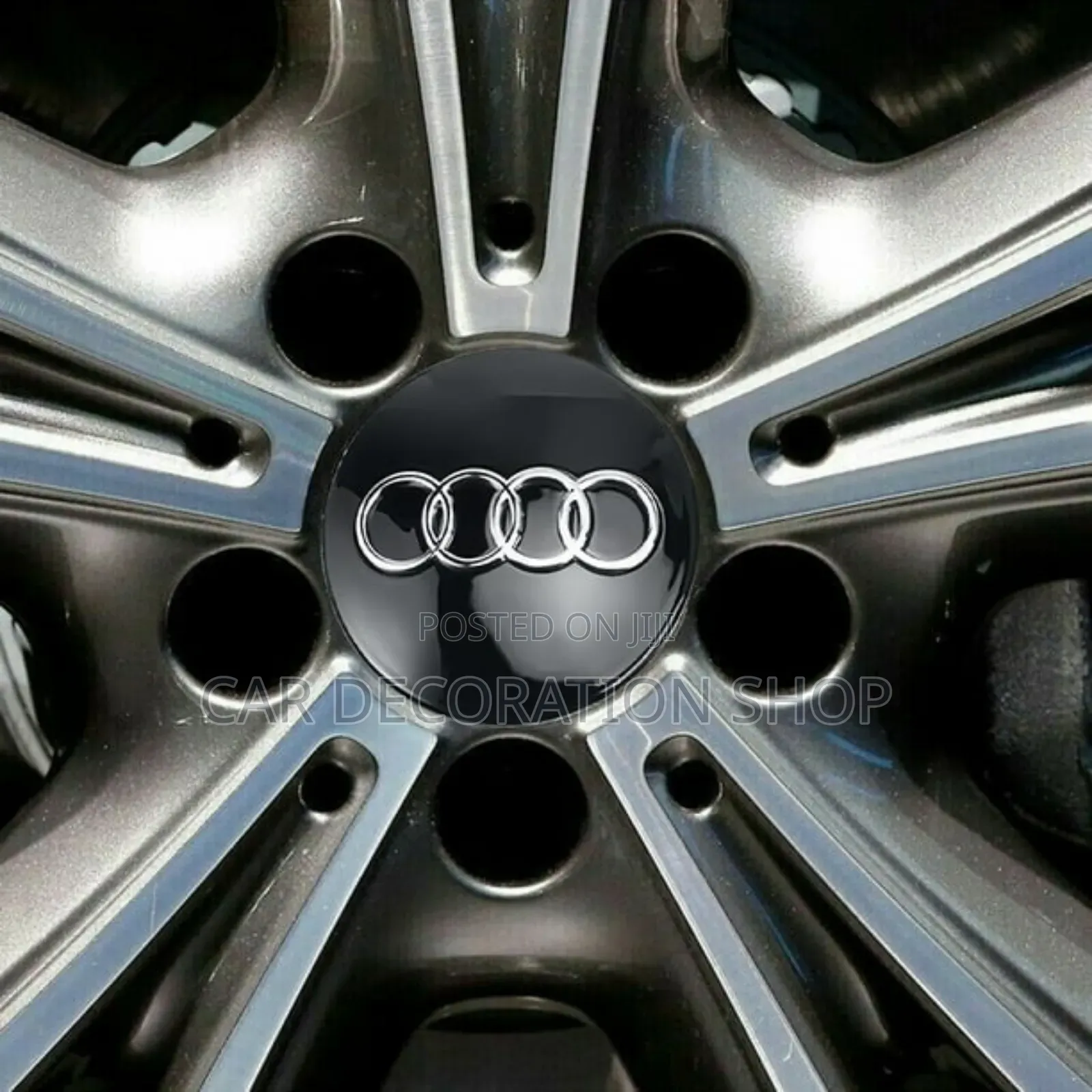 4pcs Dynamic Audi Floating Centre Caps