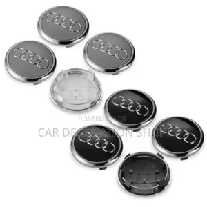 4x Audi Alloy Wheel Centre Caps