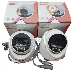 2mp Dome Smart Hybrid Light With Built in Mic for Audio CCTV Camera
