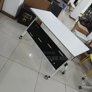 White Foldable Modern Home/Office Table