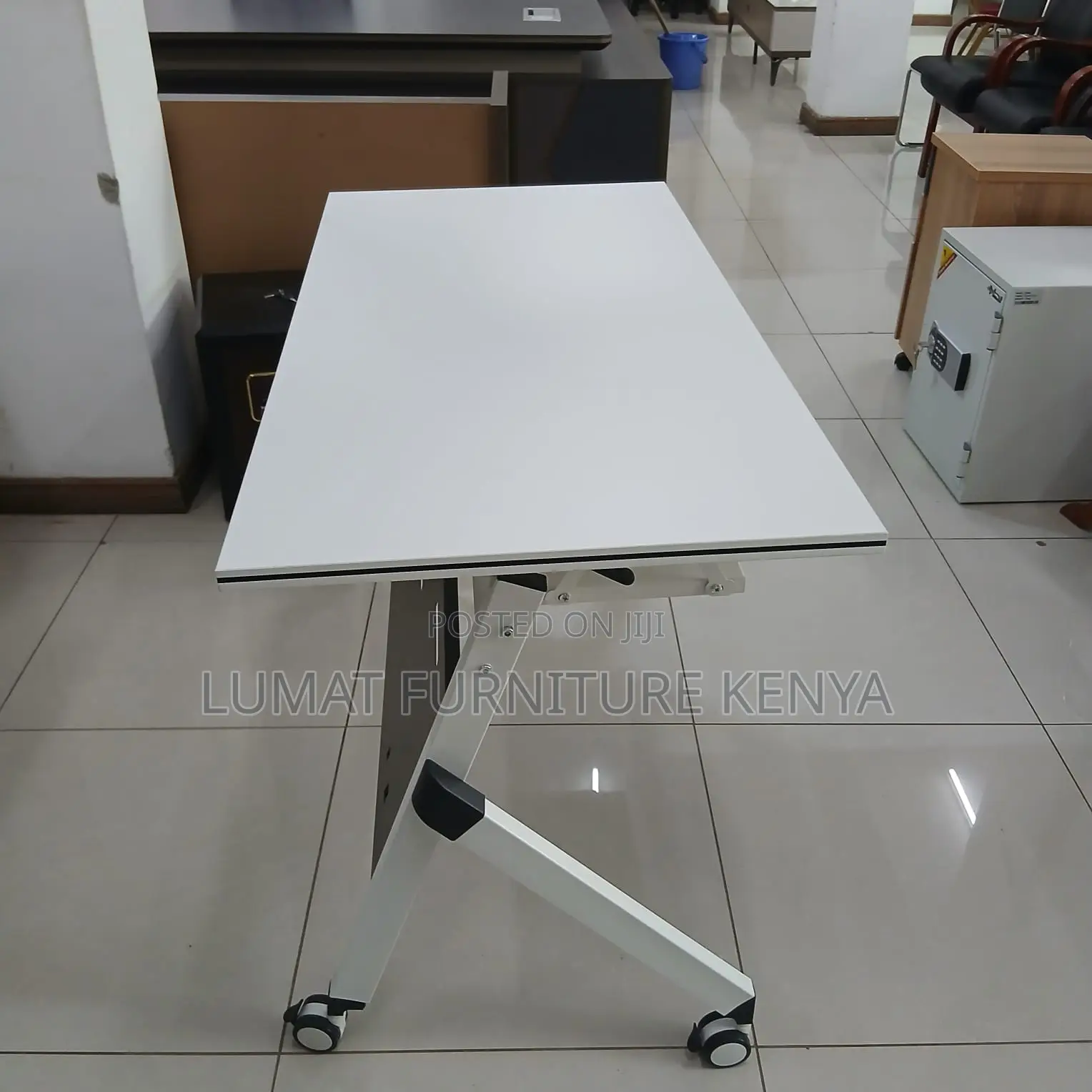 White Foldable Modern Home/Office Table