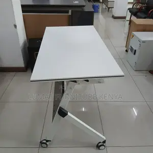 White Foldable Modern Home/Office Table
