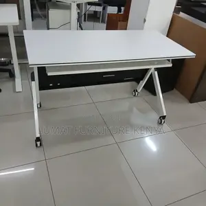 White Foldable Modern Home/Office Table