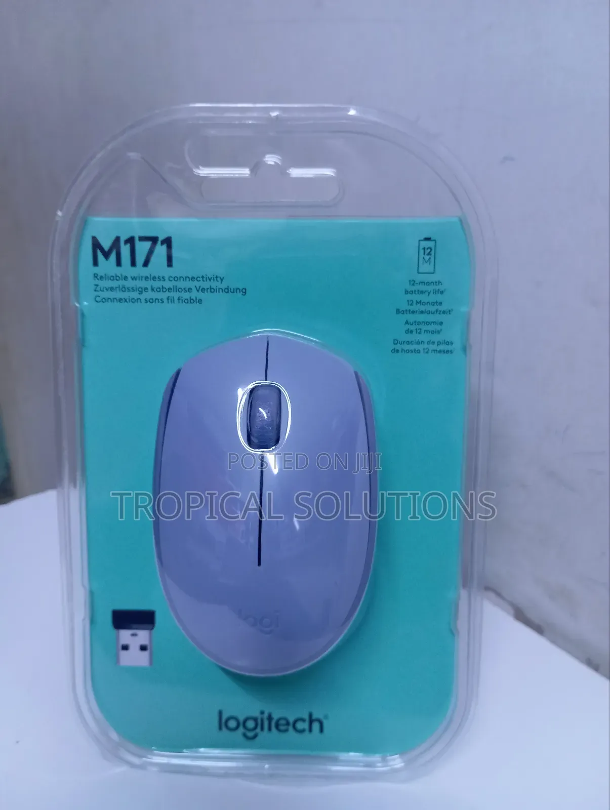 Logitech M171 Blue Grey Mouse Available