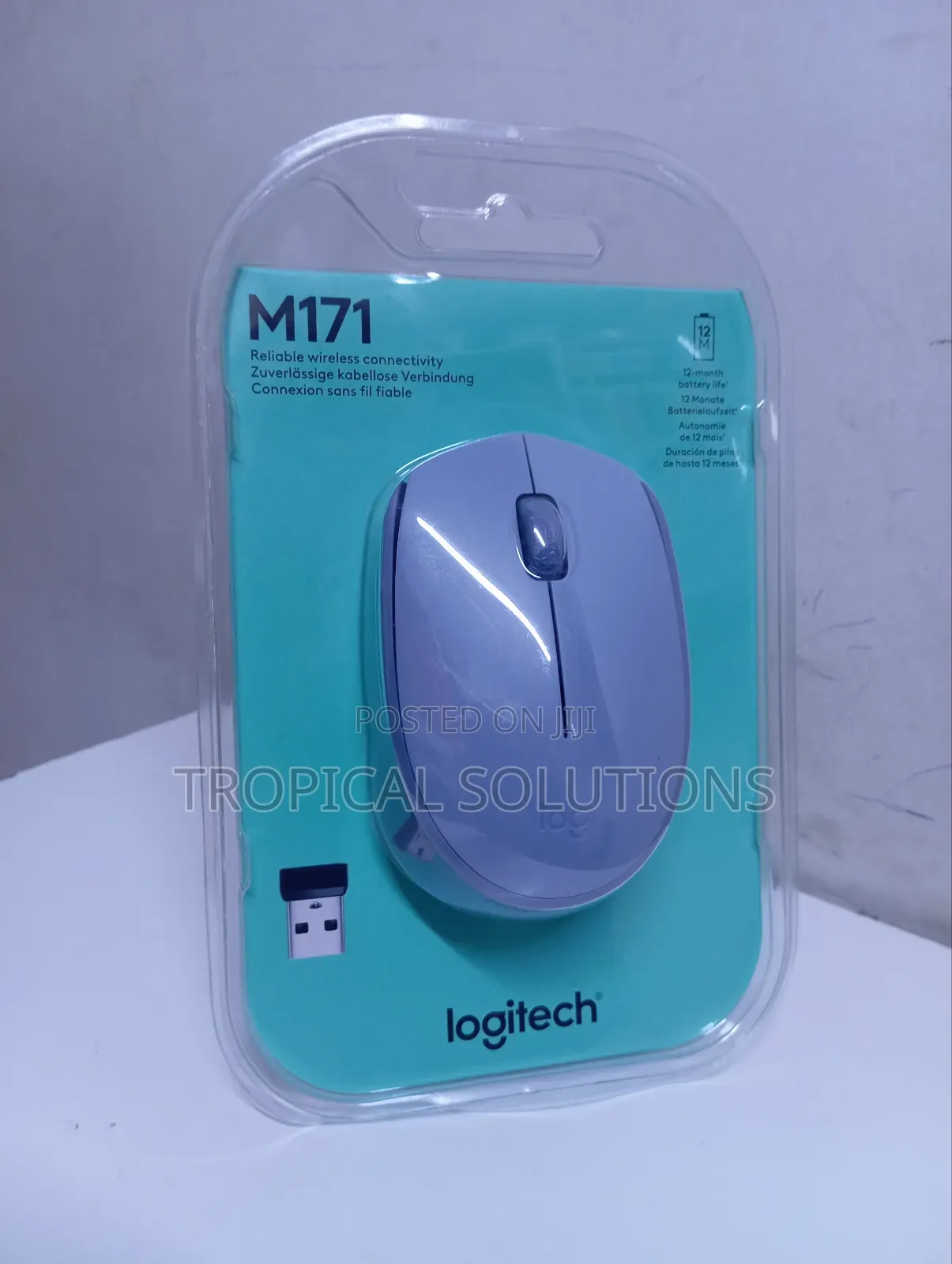 Logitech M171 Wireless Mouse Blue Grey M171 Available