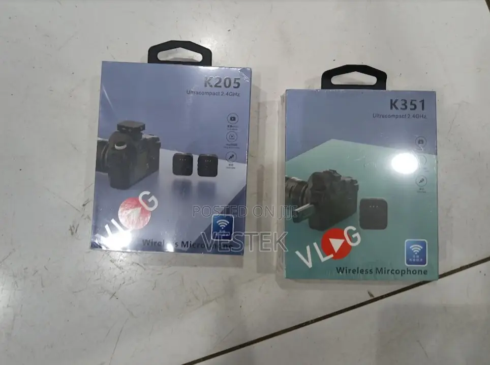  Wireless Microphone 2 in 1 2.4g Wireless Technology