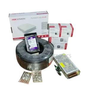 Hikvision 4 Cameras Full Hd 1080p CCTV System With Motion Sensor