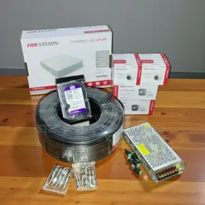 Hikvision 2mp 4 Cam 1080p Hd CCTV Kit With 4 Channel DVR Complete Set