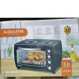 38 Litres Globalstar Oven With Rotisserie and Double Hot Plate