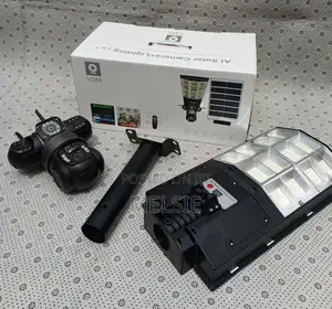 2 in 1 V380 Pro Ai Solar Cam + Lighting Ai Powered Motion Detection