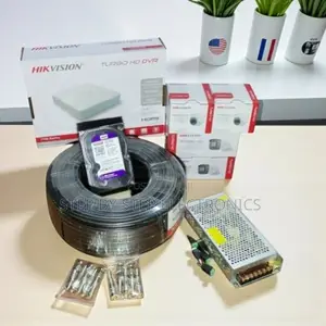 Hikvision 1080p Hd 4 Cameras CCTV Kit With DVR and Cloud Storage