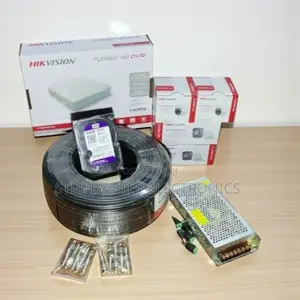 Hikvision Full Hd 1080p CCTV Kit 4 Cameras With Night Vision Activated