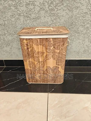 Laundrry Basket Bambo Basket/ Foldable