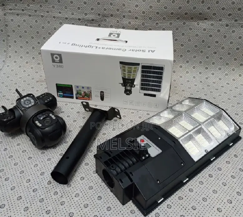 Ai Solar Camera + Lighting 2 in 1 V380 Pro 2 in 1 V380pro