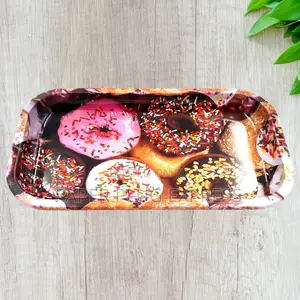 Fine Artwork Rolling Tray - Dounuts - Large