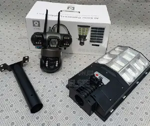 2-in-1 Security Lighting Solution Ai Solar Camera Street Light