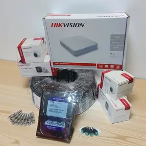 Hikvision 4 Camera 1080p Hd CCTV System With DVR Recorder and 1tb Disk