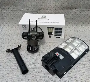 V380 Pro Solar Street Light PTZ Solar Streetlight Security . . Camera