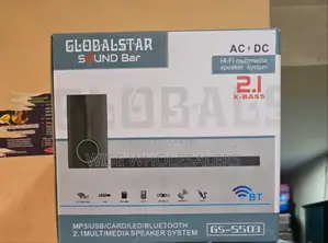 2.1ch Globalstar Sub Woofer System Bt/Usb/Fm Tall Boy