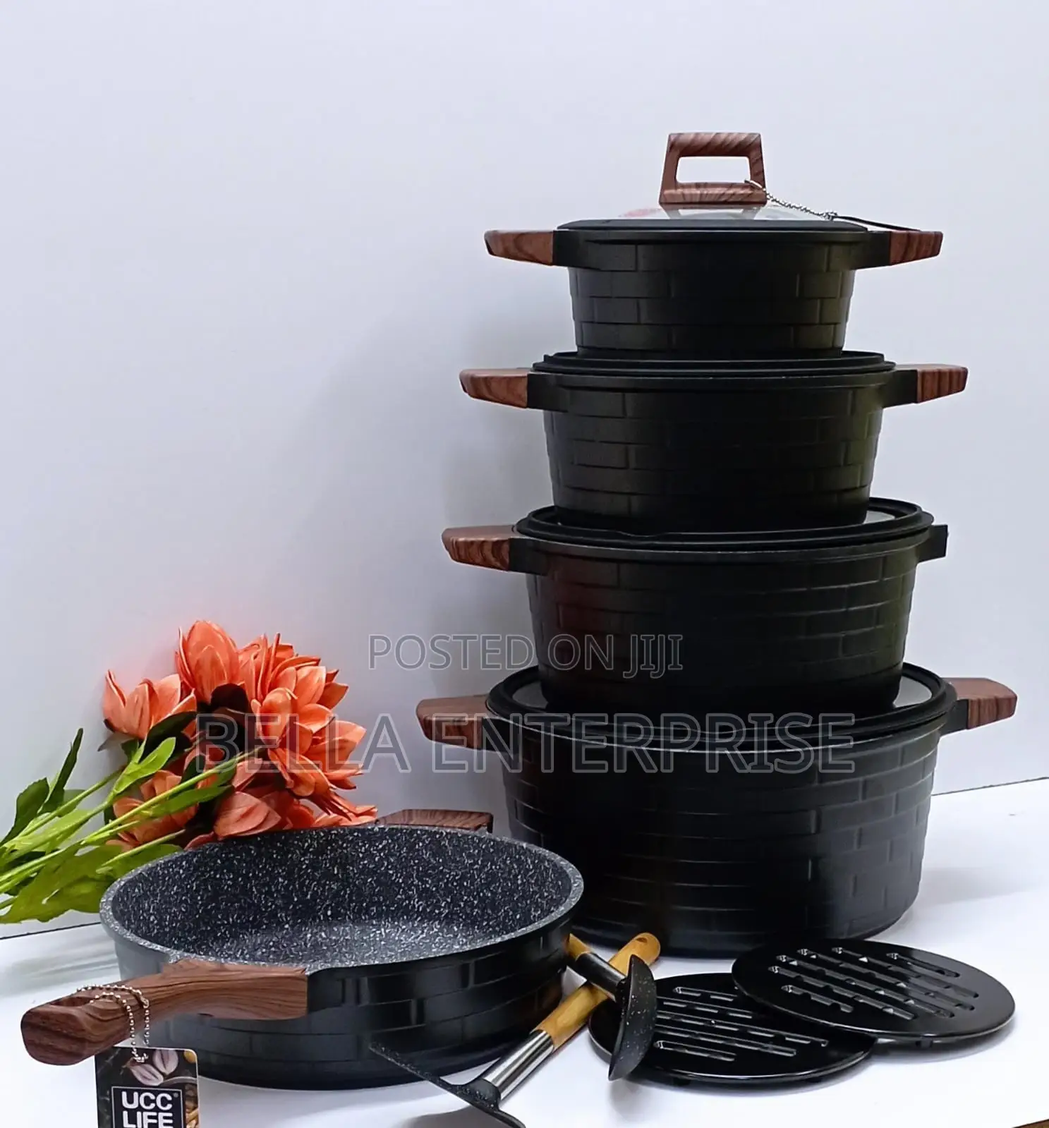 Block 13pcs Granite Coating Kitchen Cookware Set