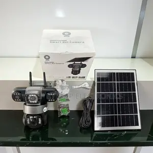 4g Triple Lens PTZ Rotating Solar Camera With Motion Detection
