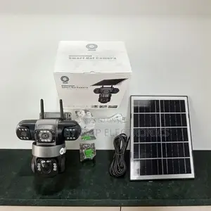 Smart 4g Triple Lens PTZ Solar Security Camera With 8w Panel