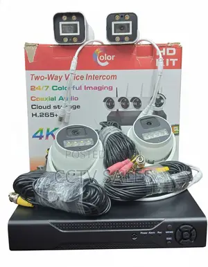 New 2mp Full Hd 1080p CCTV Security System Hikvision 4 Cameras