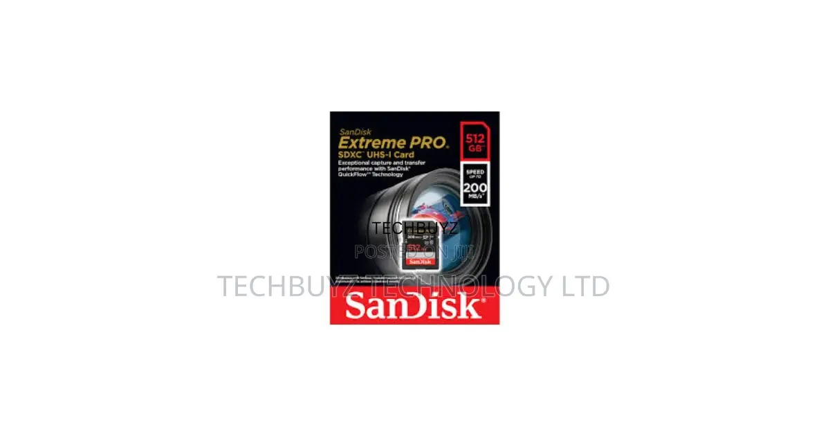 Sandisk Extreme Pro Sdhc And Sdxc Uhs-i Card