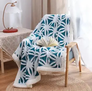 Multicolored Sherpa Throw Blankets