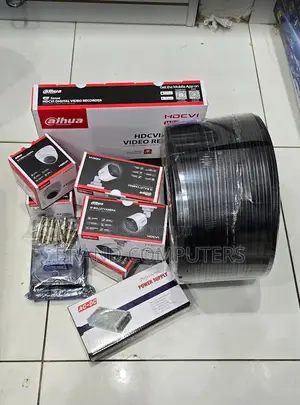 4 Channel Dahua CCTV Camera System Package