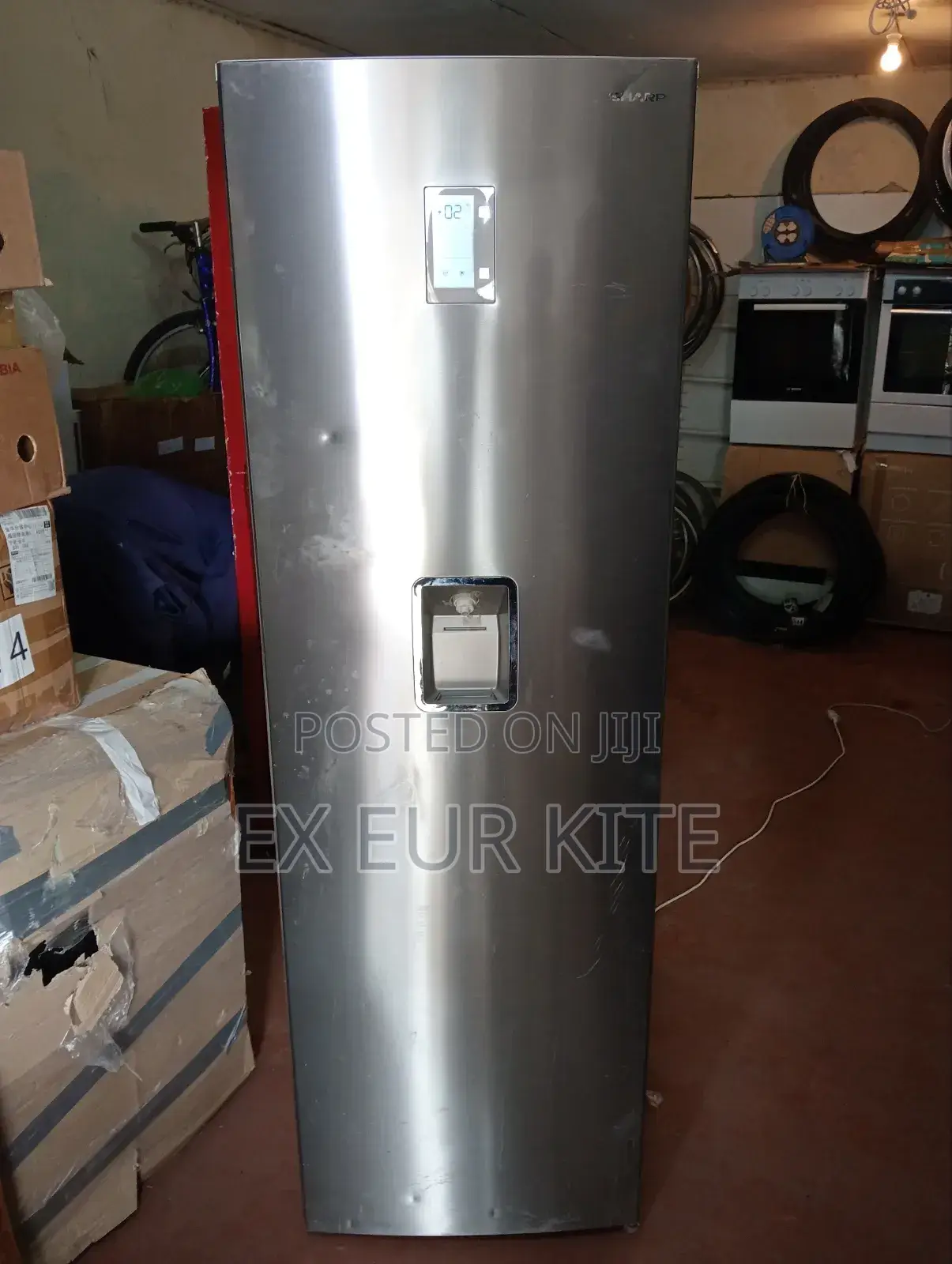 Sharp Fridge 350l With Dispenser
