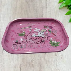 Stay Loud Baked Bunny Metallic Rolling Tray (Mini Size)