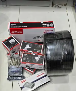 Dahua 4 CCTV Camera Full Kit 2mp 500gb + 50m Cable