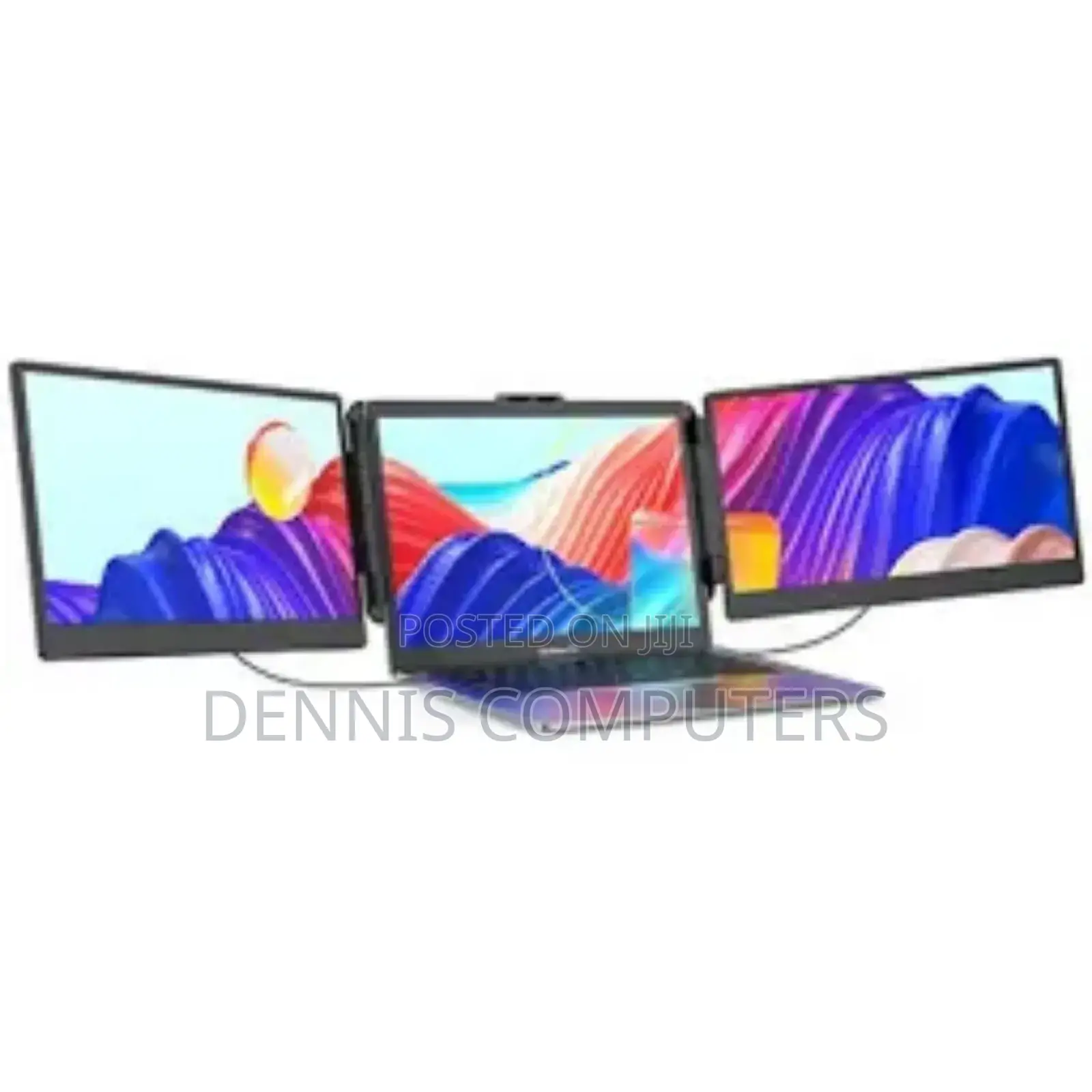 Triple Portable Monitor 1080p Ips Laptop Screen