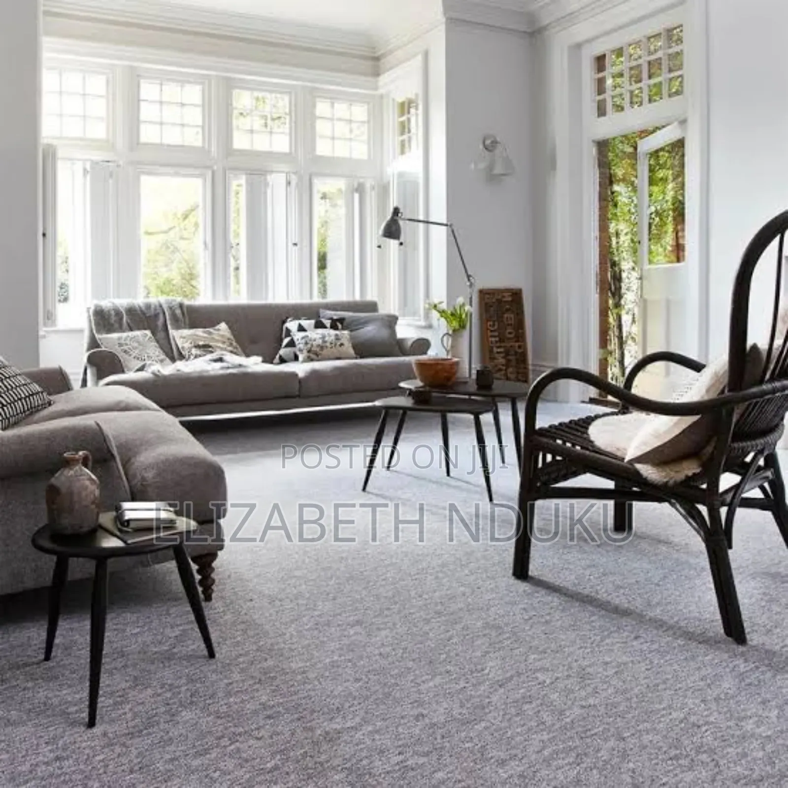 Grey Wall to Wall Carpets