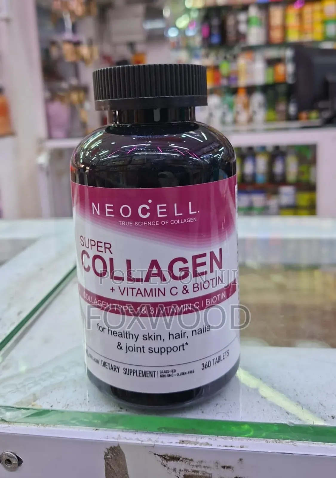 Neocell Super Collagen + Vitamin C Biotin 360 Tablets.