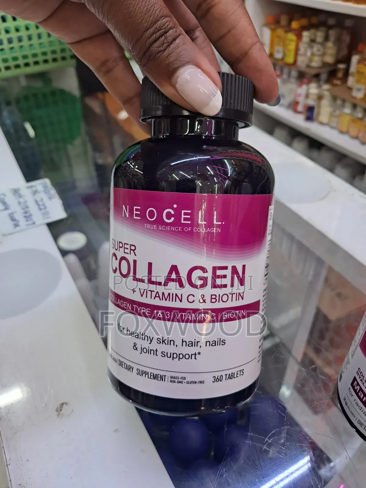 Neocell Super Collagen + Vitamin C Biotin 360 Tablets.