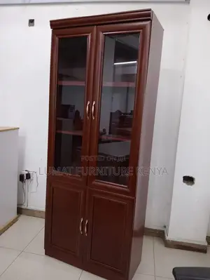Wooden Document Storage Cabinet