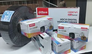 Dahua 4 CCTV Cameras Full Color(Smart Dual) Complete Kit