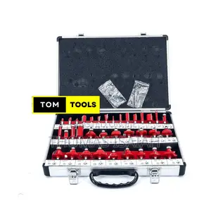 35pcs 8mm Shank Router Bit Set in Aluminium Case