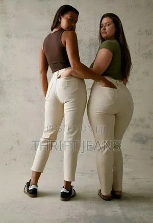 Shein Cream Comfort Jeans