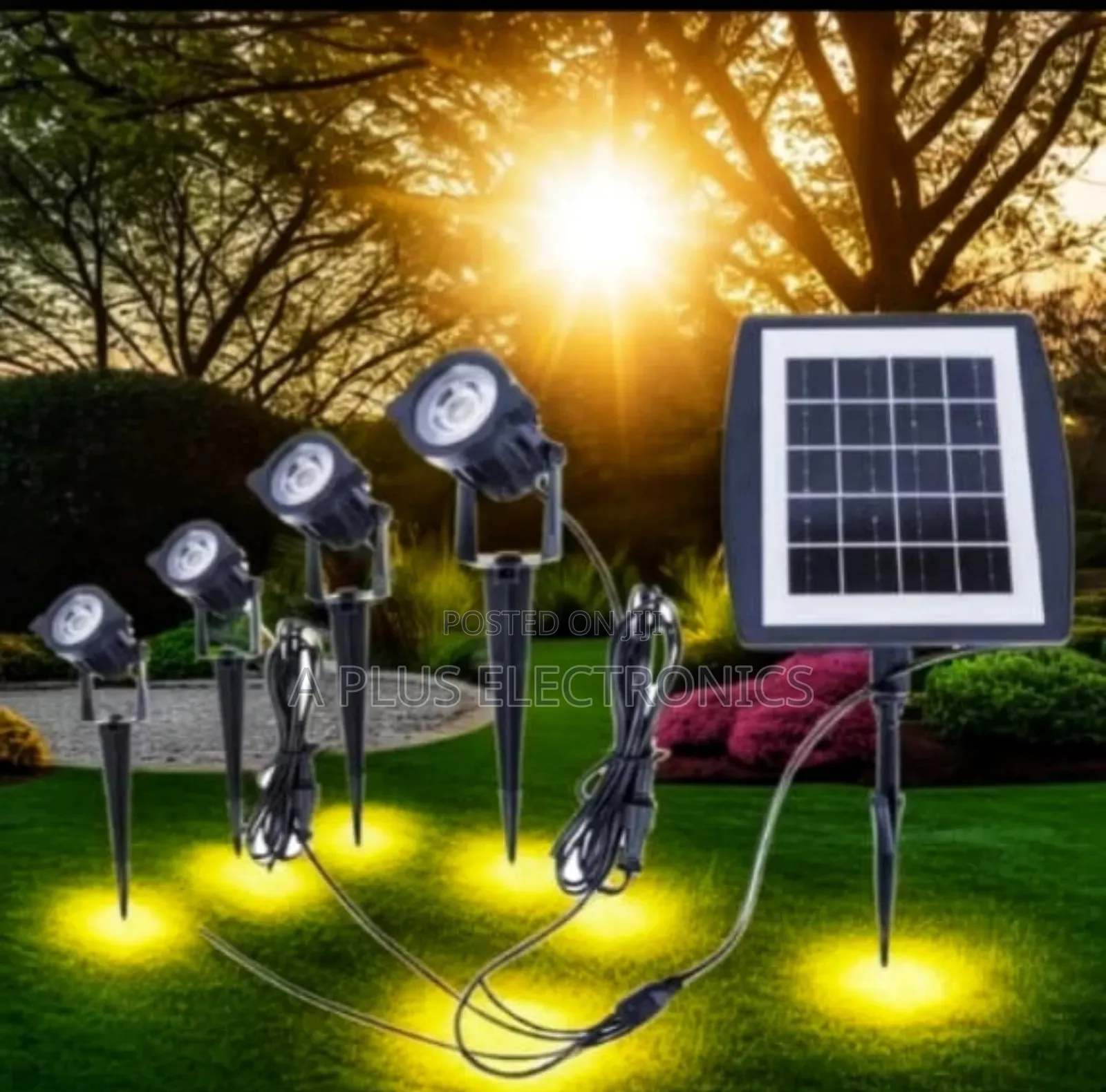 4+1 Solar Garden Light