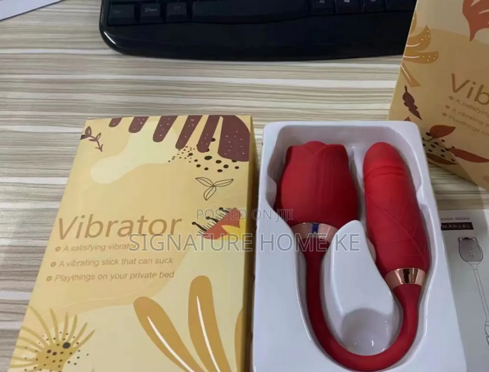 Rose Vibrator + Dildo