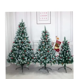 *Frosted Christmas Trees With Cones and Berries* 8ft-2.4mtrs