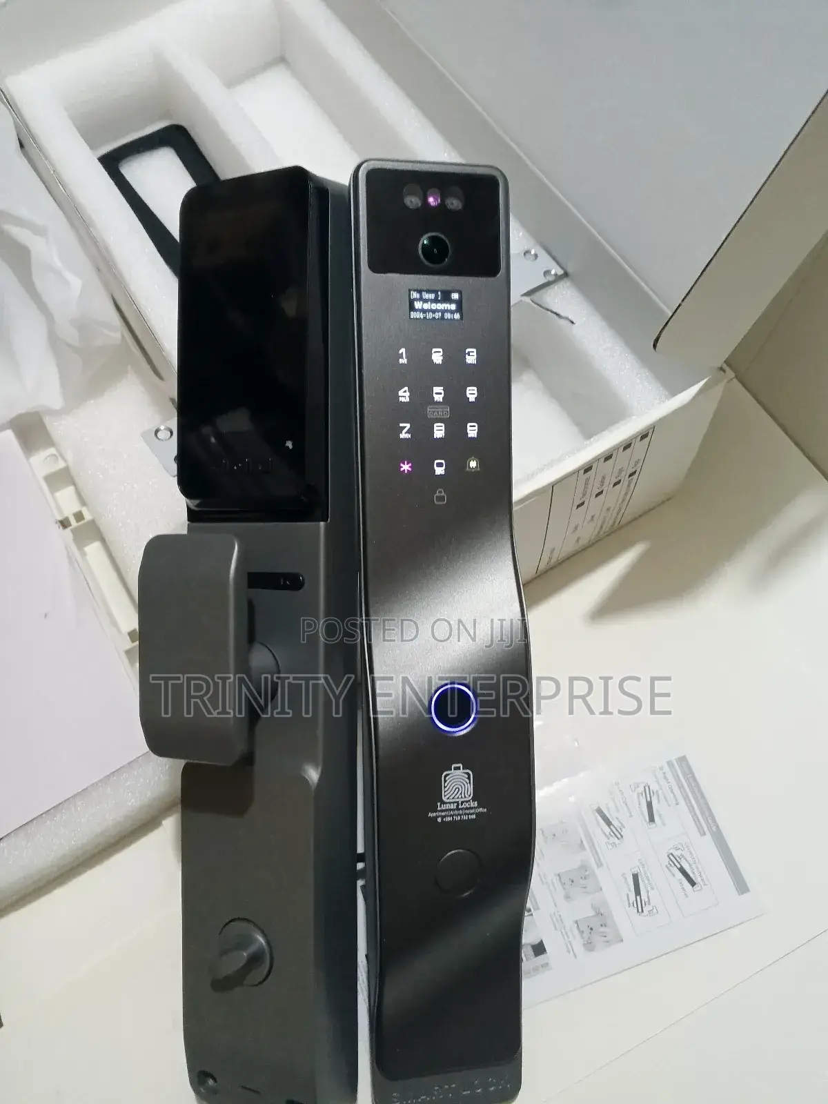 Automatic Fingerprints Lock Tuya Smart Lock 3d Face Recognition